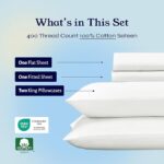 California Design Den King Bedspread Sets – 100% Cotton 400 TC Sheets - Image 2